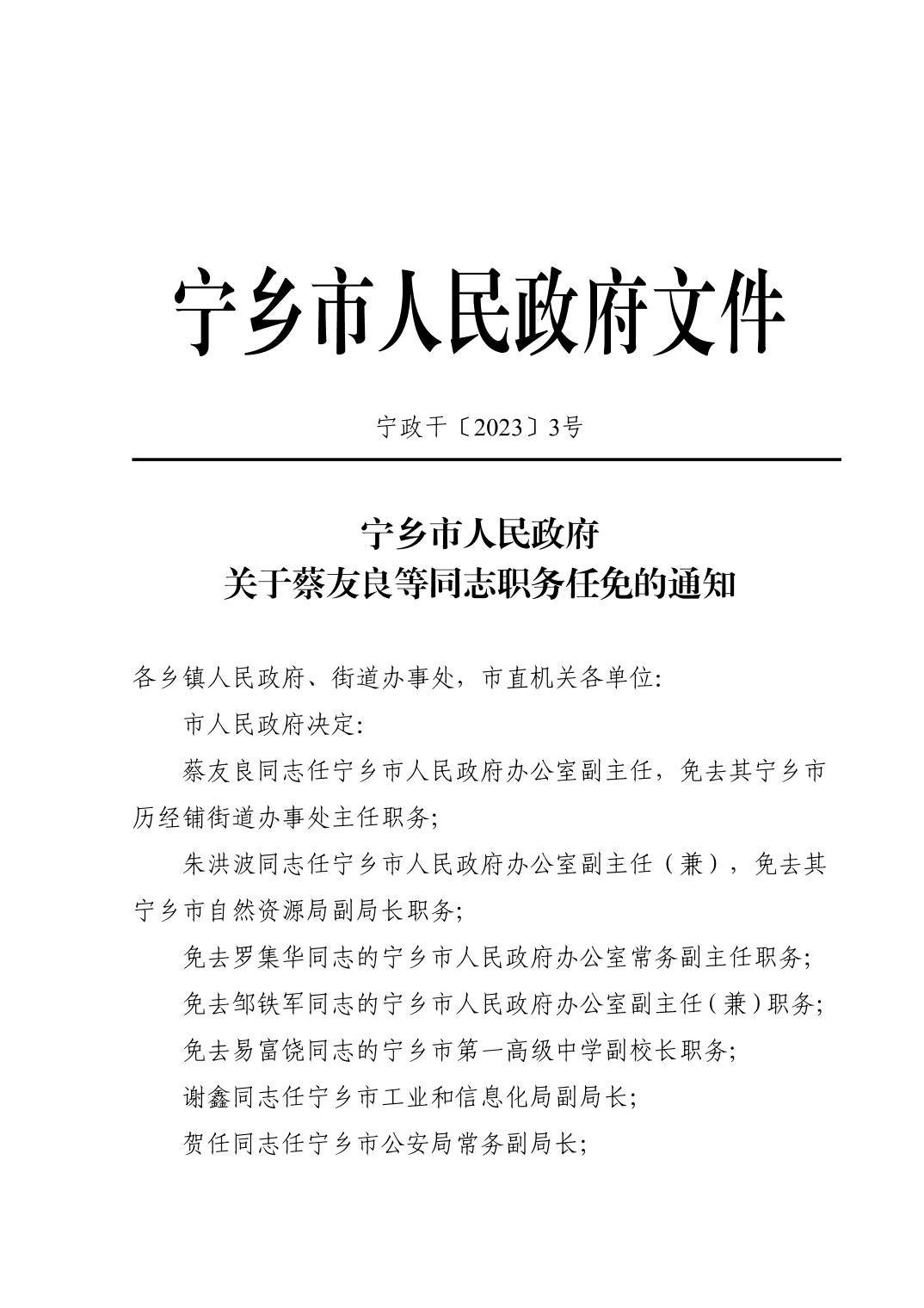 宁乡县政府办公室人事任命揭晓，构建高效政府新篇章